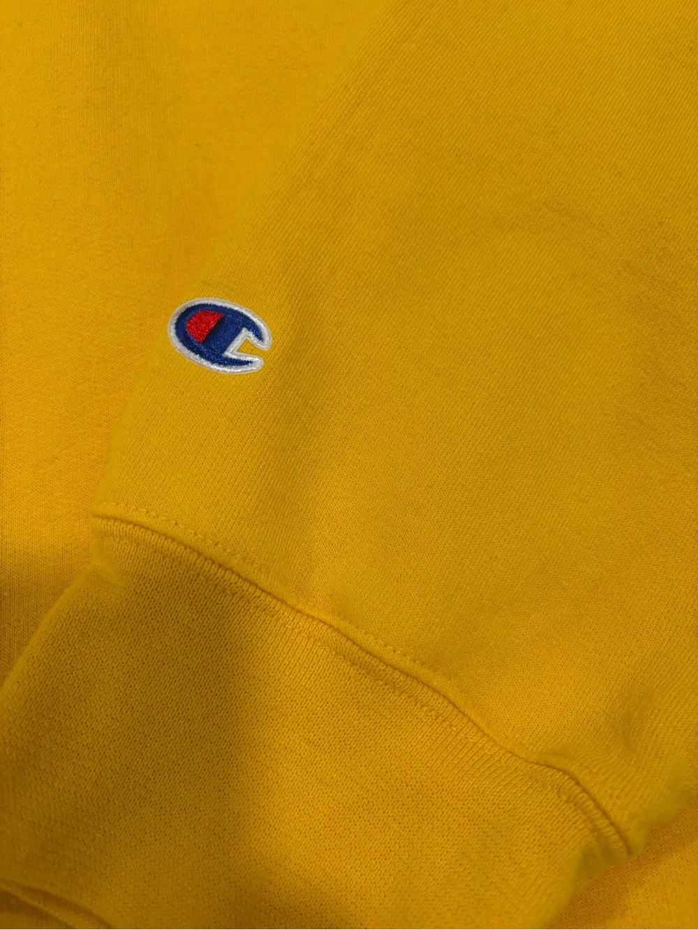 Michigan Wolverines Champion Quarter-Zip Sweatshirt - Yellow-XXL